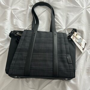 Skip Hop Highline Black Diaper Tote Bag